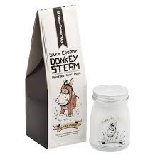 Увлажняющий паровой крем на ослином молоке Elizavecca Silky Creamy Donkey Steam Moisture Milky Cream, 100 мл - фото 4915