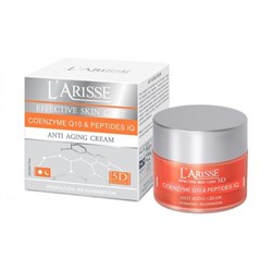 Крем против морщин с коэнзимом и пептидами L'Arisse 5D Anti-Wrinkle Cream Coenzyme Q10 & peptides - фото 5417
