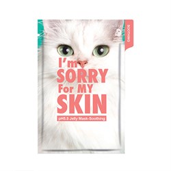 Успокаивающая гелевая маска I'm Sorry For My Skin pH5.5 Jelly Mask-Soothing (Cat), 33 мл - фото 5528