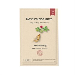 Тканевая маска с корнем женьшеня LABUTE Revive The Skin Red Ginseng Mask, 23 мл - фото 5924