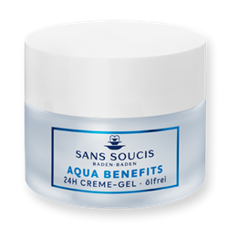 Увлажняющий крем-гель для кожи с дефицитом влаги 24 часа Sans SOUCIS "AQUA BENEFITS", 50 г - фото 6110